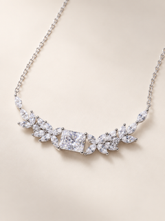 Elara 2 Carat Moissanite Sterling Silver Necklace