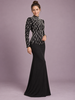 Celestine Pearl Embellished Maxi Dress