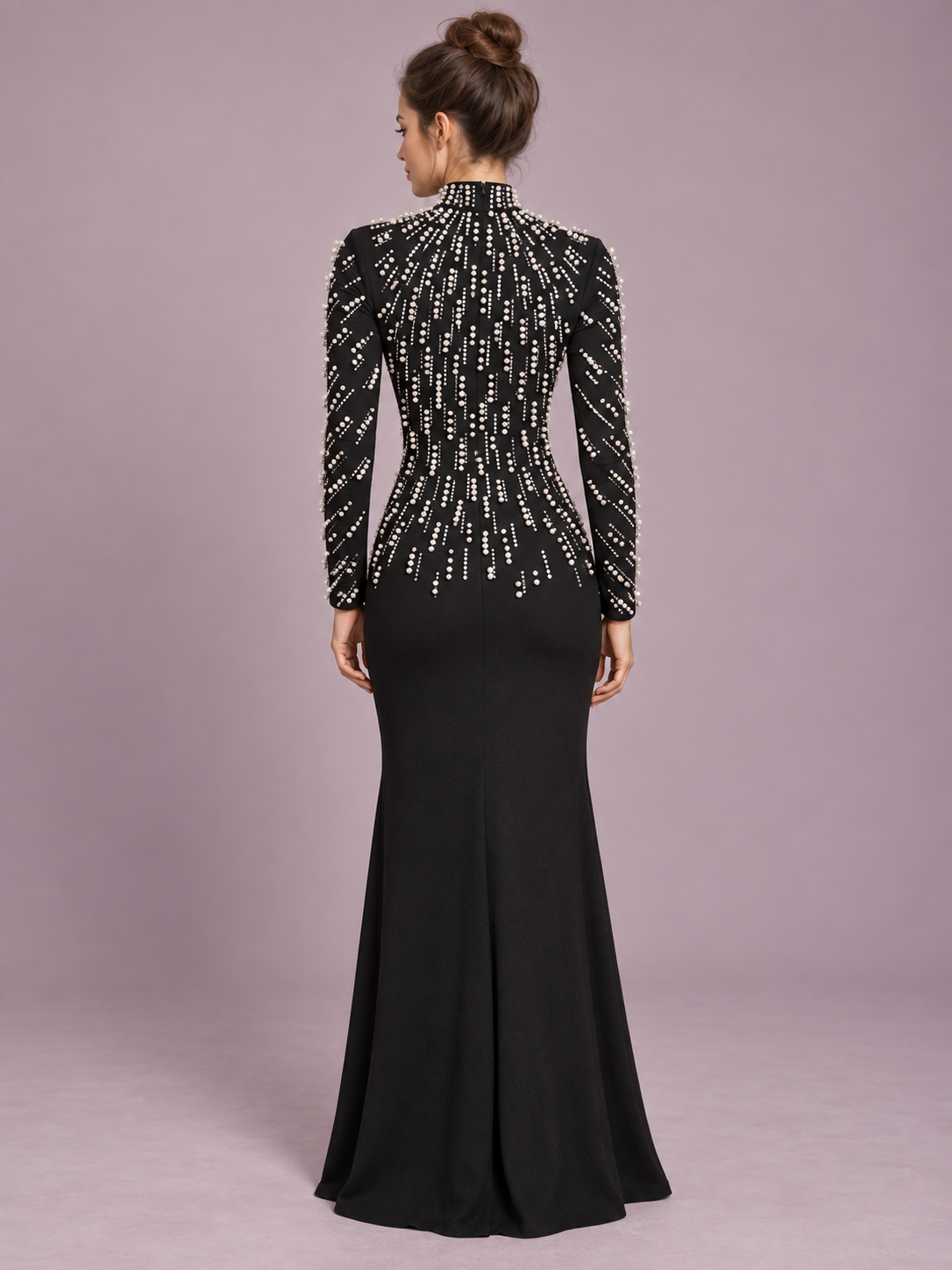 Celestine Pearl Embellished Maxi Dress