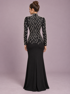 Celestine Pearl Embellished Maxi Dress