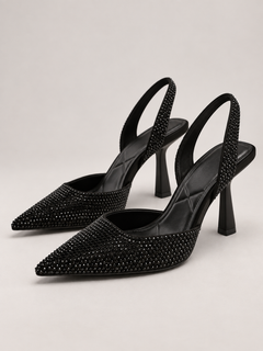 Celeste Rhinestone Slingback Pumps