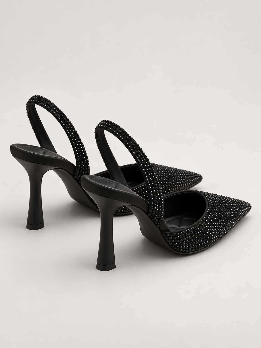 Celeste Rhinestone Slingback Pumps