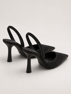 Celeste Rhinestone Slingback Pumps