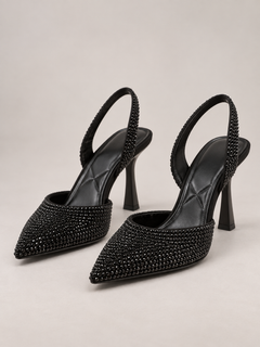 Celeste Rhinestone Slingback Pumps