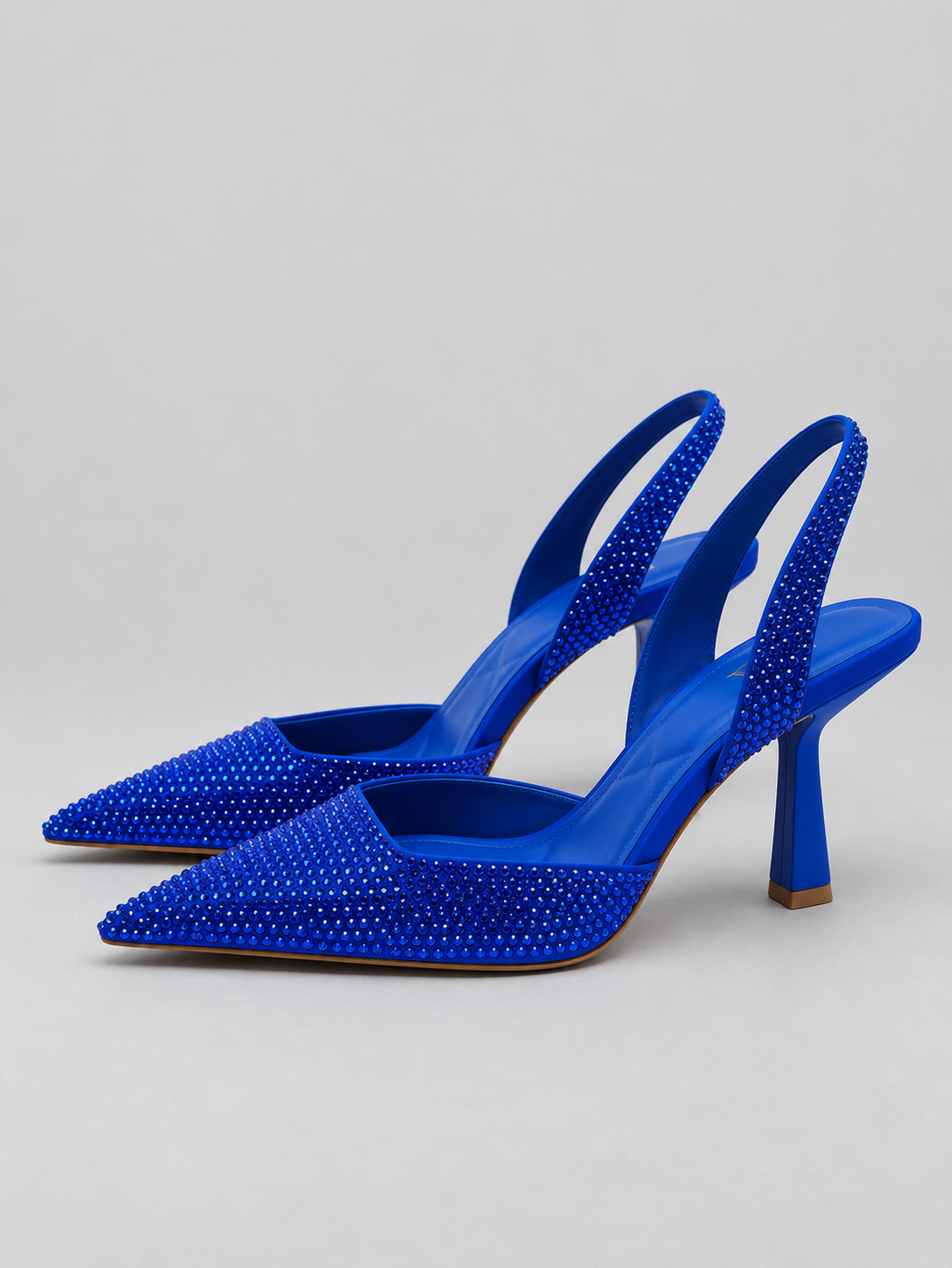 Celeste Rhinestone Slingback Pumps