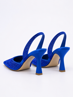 Celeste Rhinestone Slingback Pumps