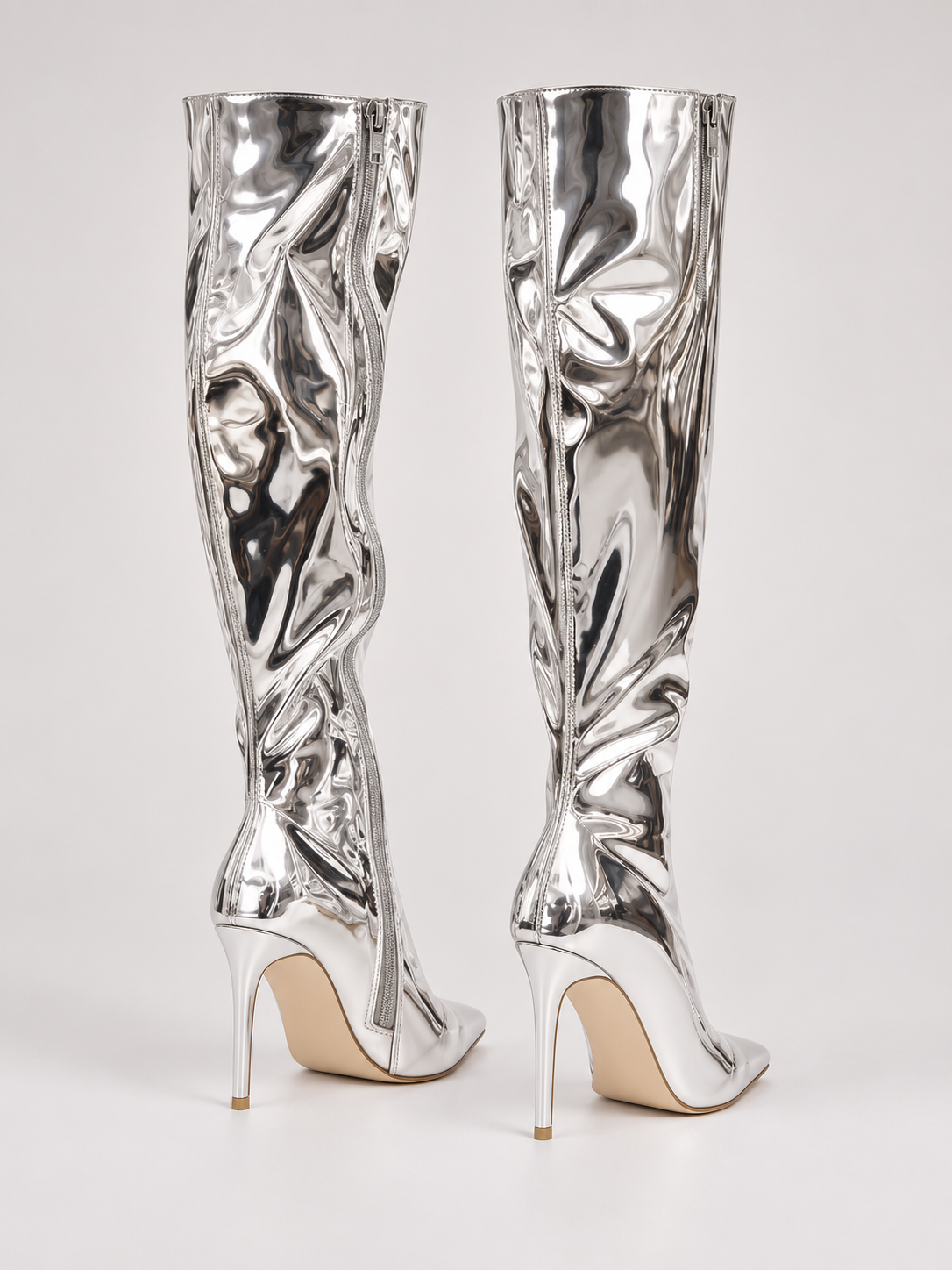 Sloane Patent Point Toe Stiletto Boots