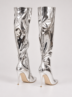 Sloane Patent Point Toe Stiletto Boots