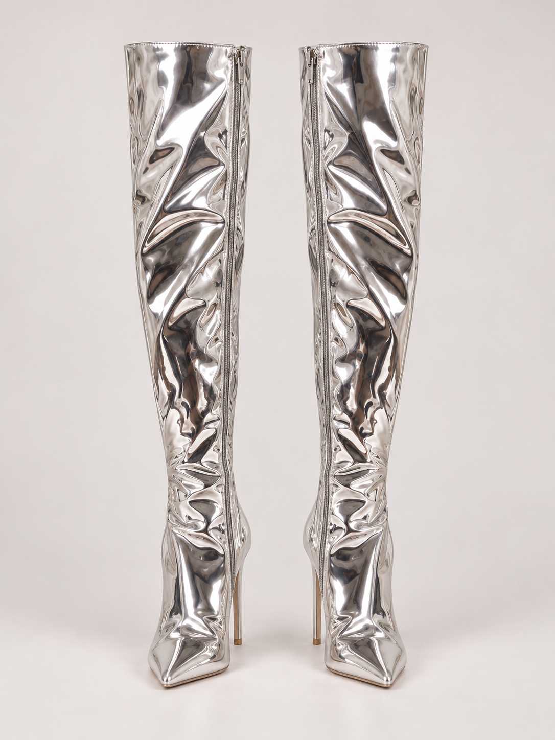 Sloane Patent Point Toe Stiletto Boots