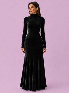 Selene Velvet Mermaid Maxi Dress