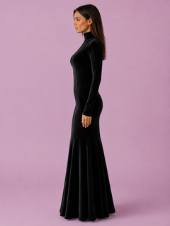 Selene Velvet Mermaid Maxi Dress