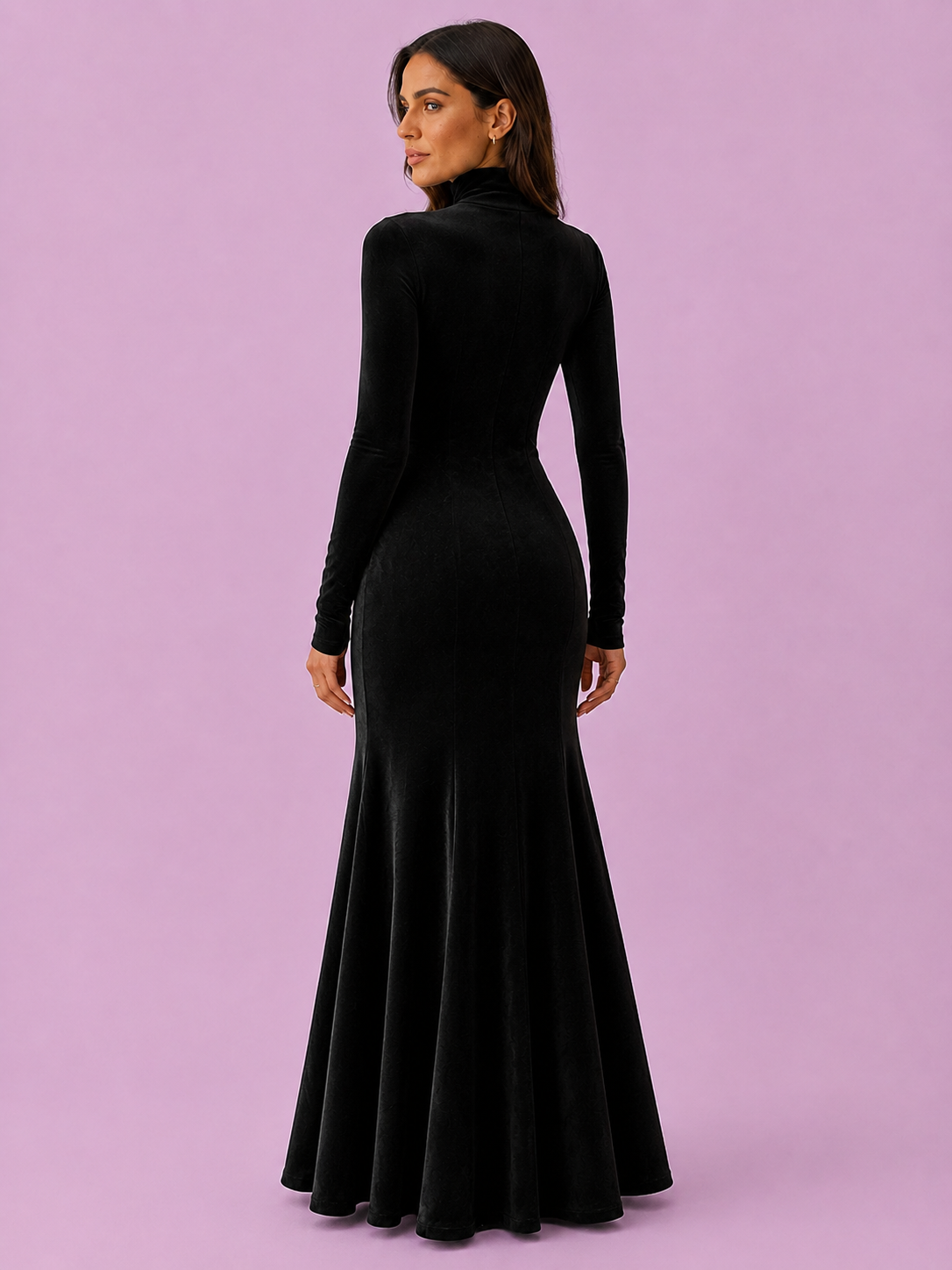 Selene Velvet Mermaid Maxi Dress
