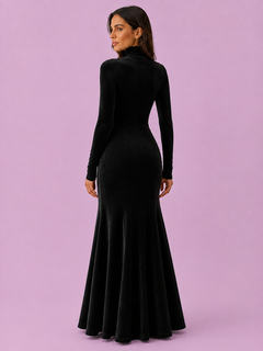 Selene Velvet Mermaid Maxi Dress