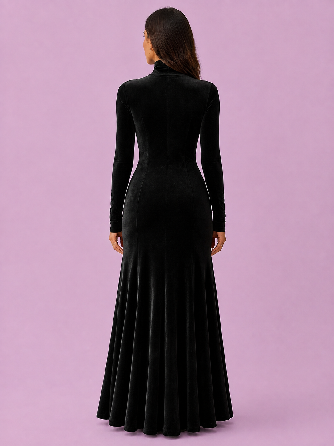 Selene Velvet Mermaid Maxi Dress