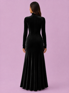 Selene Velvet Mermaid Maxi Dress