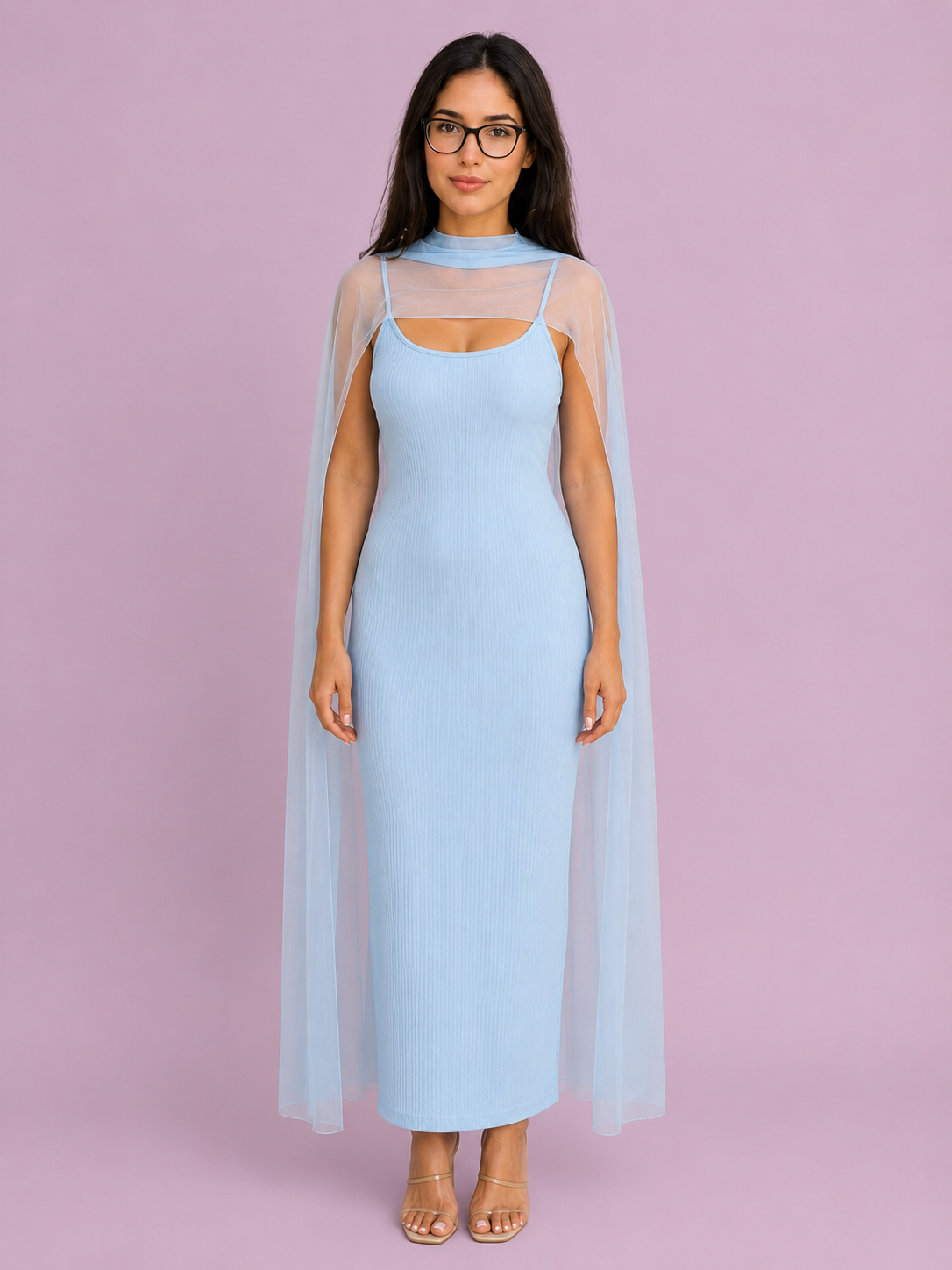 Amara Scarf Detail Maxi Dress