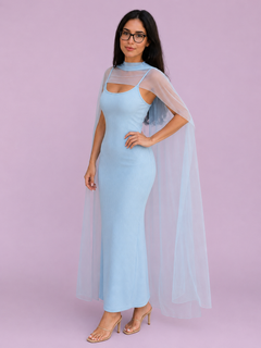 Amara Scarf Detail Maxi Dress