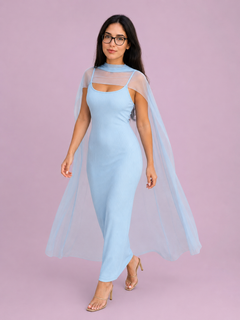 Amara Scarf Detail Maxi Dress