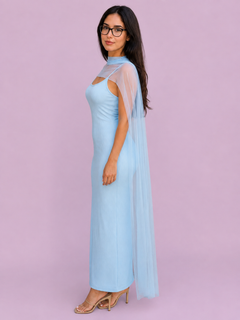 Amara Scarf Detail Maxi Dress